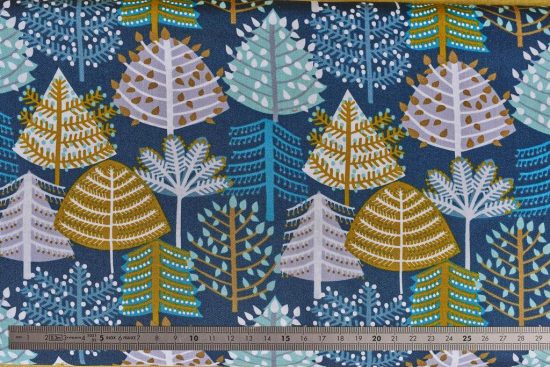 Tissu Snow Forest