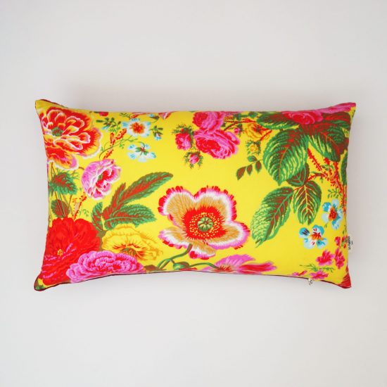 coussin createur Ln Fabrics tissu à fleurs Free Spirit Philip Jacobs