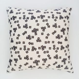 coussin créateur lin coton imprimé Midnight Garden Dashwood studio