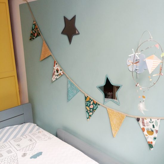 guirlande fanions chambre deco enfant