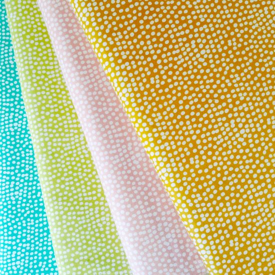 tissu imprimé dashwood studio hanging around flurry lime flurry blush flurry aqua loisirs créatifs couture patchwork