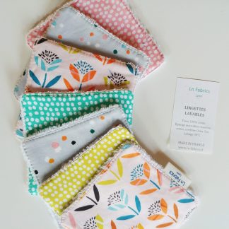 lingettes lavables réutilisables dashwood studio zero déchet éponge bambou oeko tex