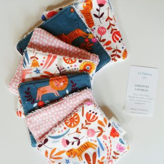 lingettes lavables réutilisables dashwood studio zero déchet éponge bambou oeko tex