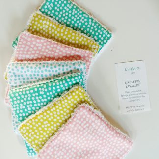 lingettes lavables réutilisables dashwood studio zero déchet éponge bambou oeko tex