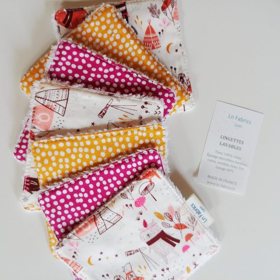 lingettes lavables réutilisables dashwood studio zero déchet éponge bambou oeko tex