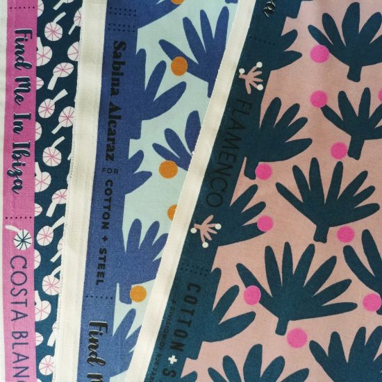 Coton imprimé Find Me Ibiza Cotton and Steel idéal pour la couture, loisirs créatifs et le patchwork