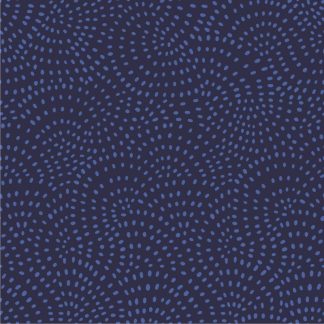 Coton imprimé à pois bleu indigoTwist Dashwood Studio idéal pour la couture, loisirs créatifs et le patchwork