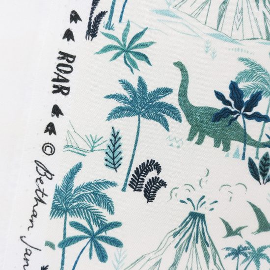 coton imprimé dinosaures tissu dashwood studio de très belle qualité pour la couture créative