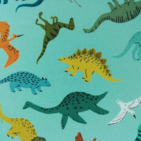 tissu coton imprimé dinosaures stégosaures tricératops tissu dashwood studio coton de belle qualité pour la couture et les loisirs créatifs