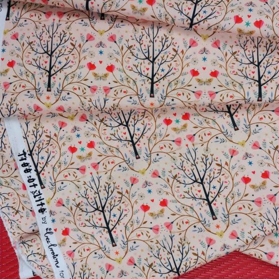 coton imprimé tree of life Dashwood Studio couture créative et diy