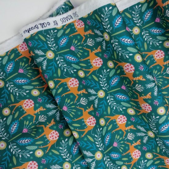 Tissu route de la soie Dashwood Studio motif chameaux tissu coton pour la couture créative et le patchwork