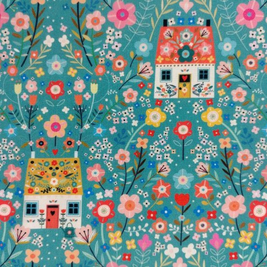 tissu imprimé fleuri Dashwood Studio parfait pour la couture créative le patchwork
