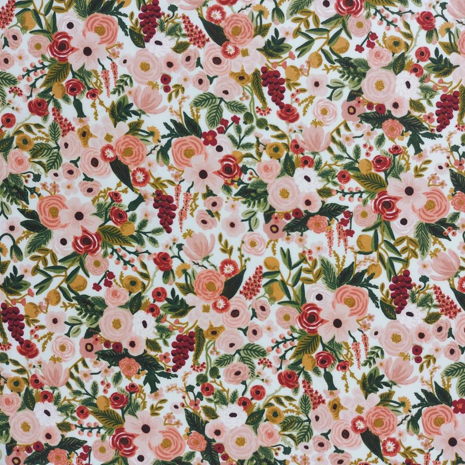 Couverture De Livre Extensible En Tissu - Motif Fleurs Et Oiseaux - 40x25cm - Lavable Et Réutilisable