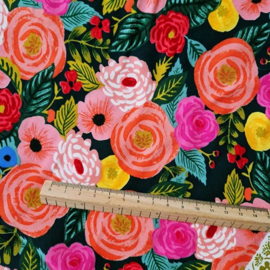 tissu imprimé fleurs rifle paper co viscose