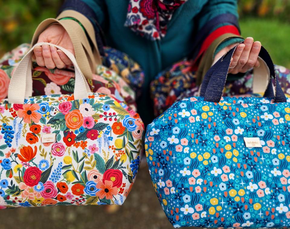 Resize of Sacs Clap Clap Ensemble4 Sacs à projet clap clap molletonnés en tissu imprimé dashwood studio et rifle paper co joyeux coloré joli et pratique parfait pour les loisirs créatifs